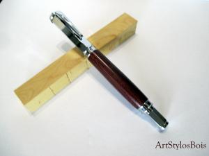 Stylo roller en bois de Violette