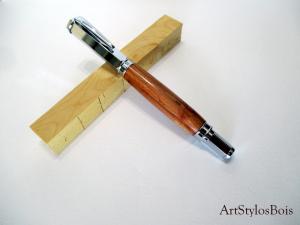 Stylo roller en bois de Prunier