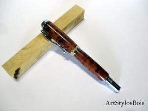 Moroccan Thuya burl rollerball pen
