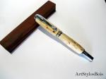 Stylo Plume en bois de Bouleau Madré