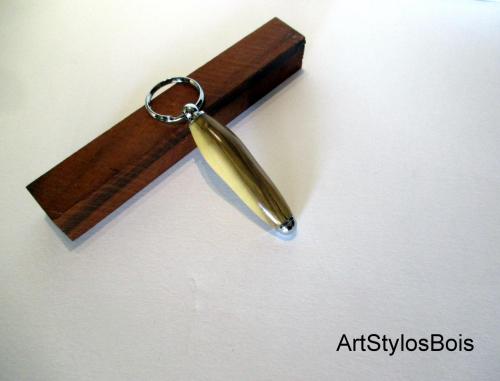 Porte clés en bois de Buis