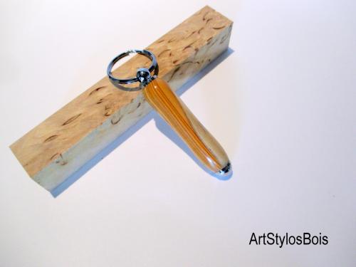 Porte clés en bois If et Ginko