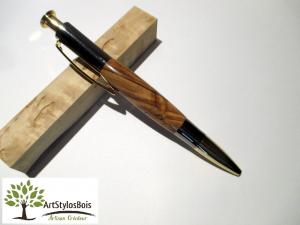 Stylo bille en bois d'Olivier